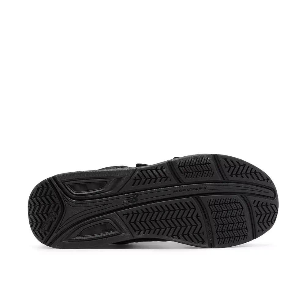 New Balance Men's 928v3 Velcro Walking Shoes- Black